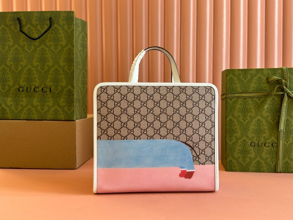 Children's Animal Print Tote Bag