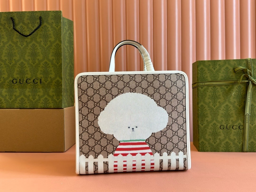 Children's Animal Print Tote Bag